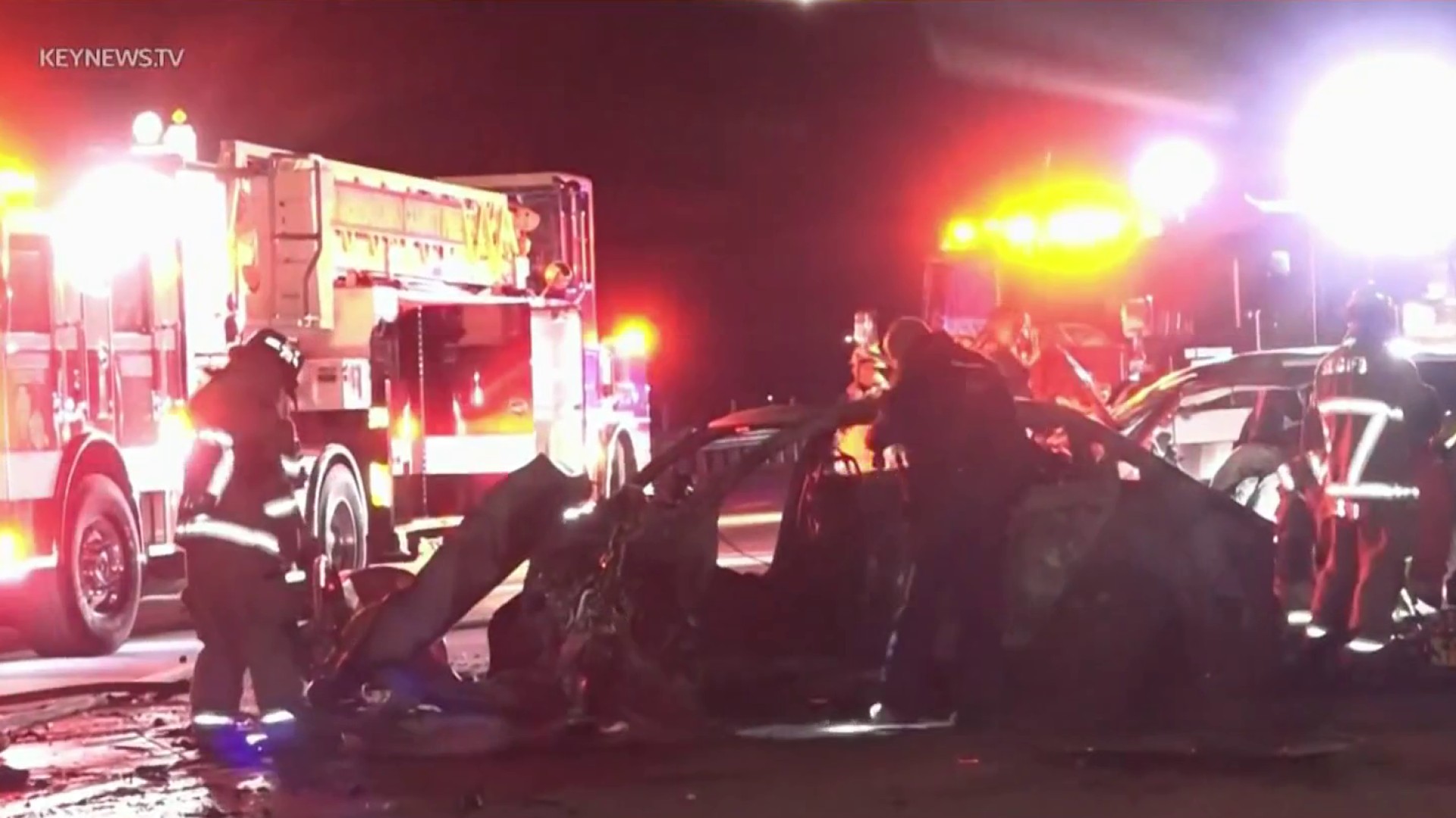 Three Killed in Fiery Wrong-Way Crash on Southbound 15 Freeway
