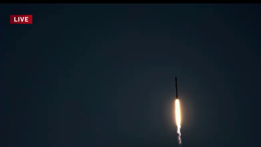 Spacex Launch Lights Up SoCal Sky