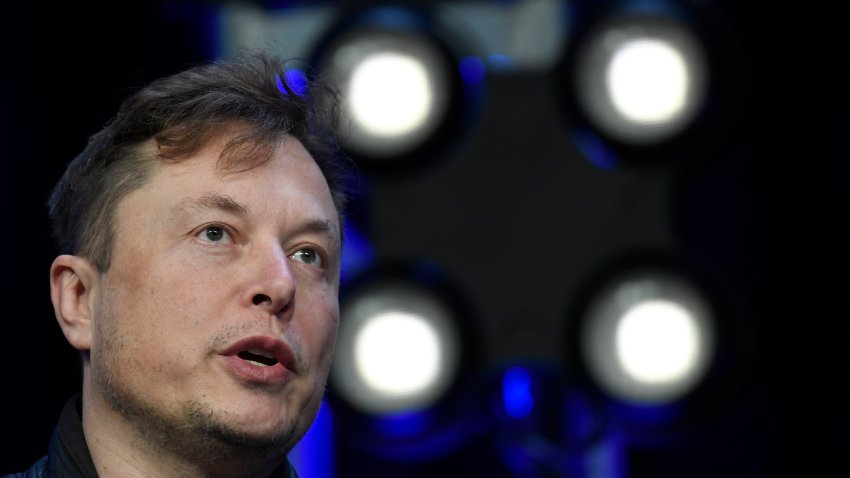 FILE – Elon Musk speaks at the SATELLITE Conference and Exhibition March 9, 2020, in Washington. Trading in shares of Twitter were halted after the stock spiked, Tuesday, Oct. 4, 2022 on reports that Musk would proceed with his $44 billion deal to buy the company after months of legal battles.