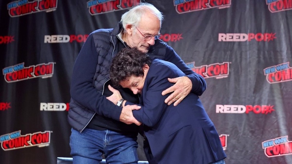 'Back to the Future' Stars Michael J. Fox, Christopher Lloyd Reunite - Vimarsana News