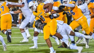 : San Jose State Spartans running back Camdan McWright is pictured.