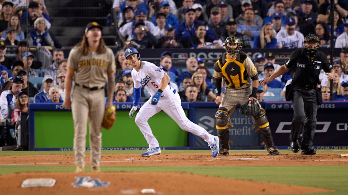 Dodgers Hold Off Padres in Game 1 of NLDS 5-3 to Take 1-0 Series Lead – NBC  Los Angeles