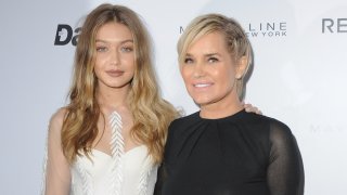 Model Gigi Hadid and mom Yolanda Hadid