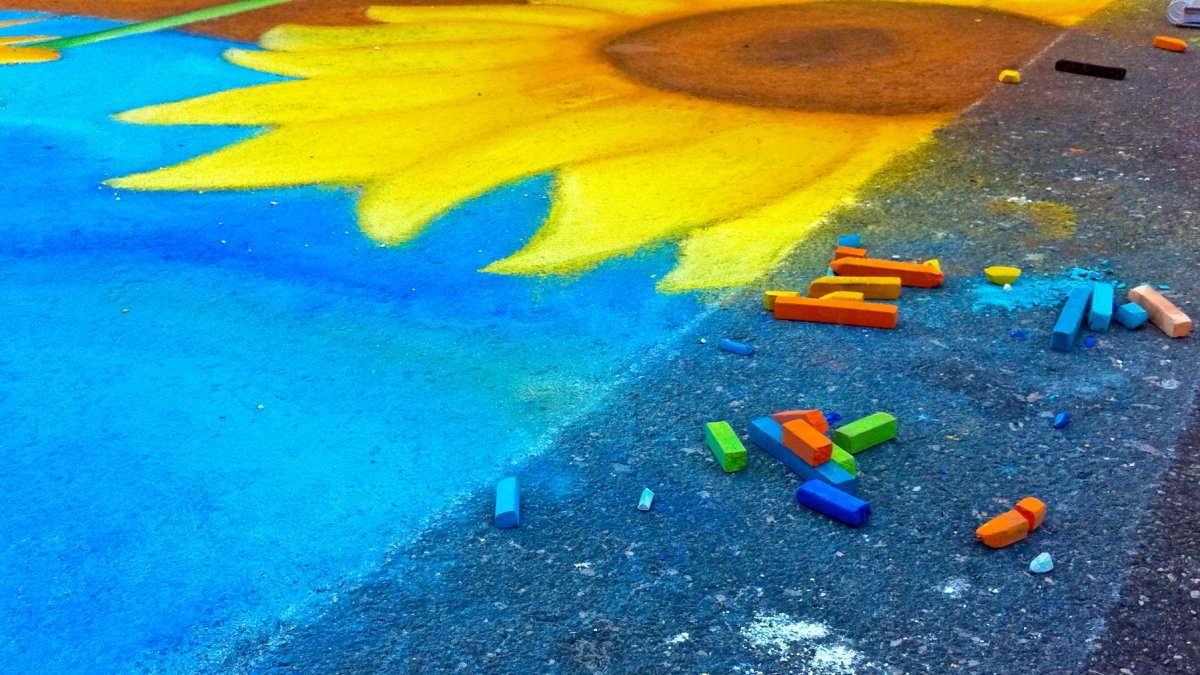 Look Down at Scintillating Sidewalk Art During ‘Lompoc Chalks’ NBC
