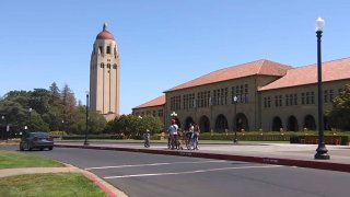 File image of the Stanford University campus.