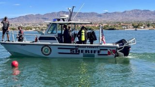 Mohave County Sheriff's Department personnel on Lake Havasu.