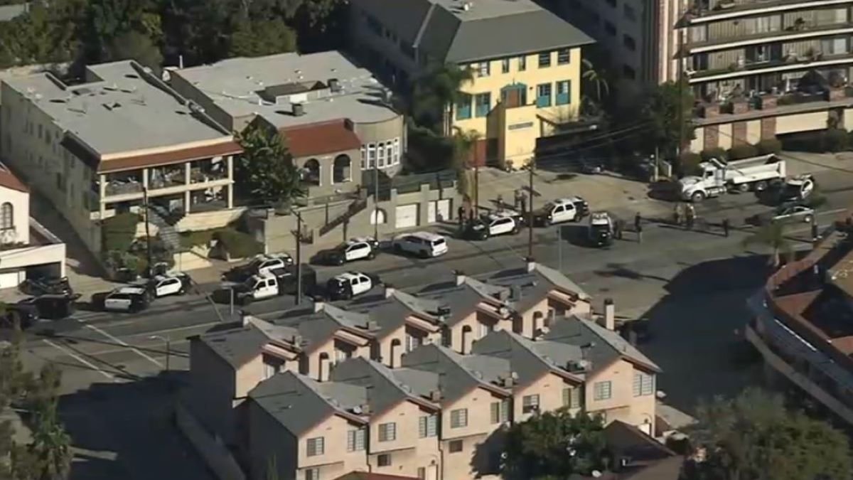 Hollywood Standoff Closes 101 Freeway NBC Los Angeles