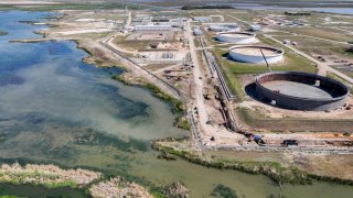 An aerial of the Strategic Petroleum Reserve storage at the Bryan Mound site seen on October 19, 2022 in Freeport, Texas. The main casualties who will suffer the brunt of high energy prices is neither the United States nor Europe — but emerging and developing nations, said the head of International Energy Agency (IEA) Fatih Birol.
