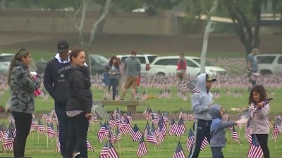 Flag Placement Ceremony Ahead of Veterans Day