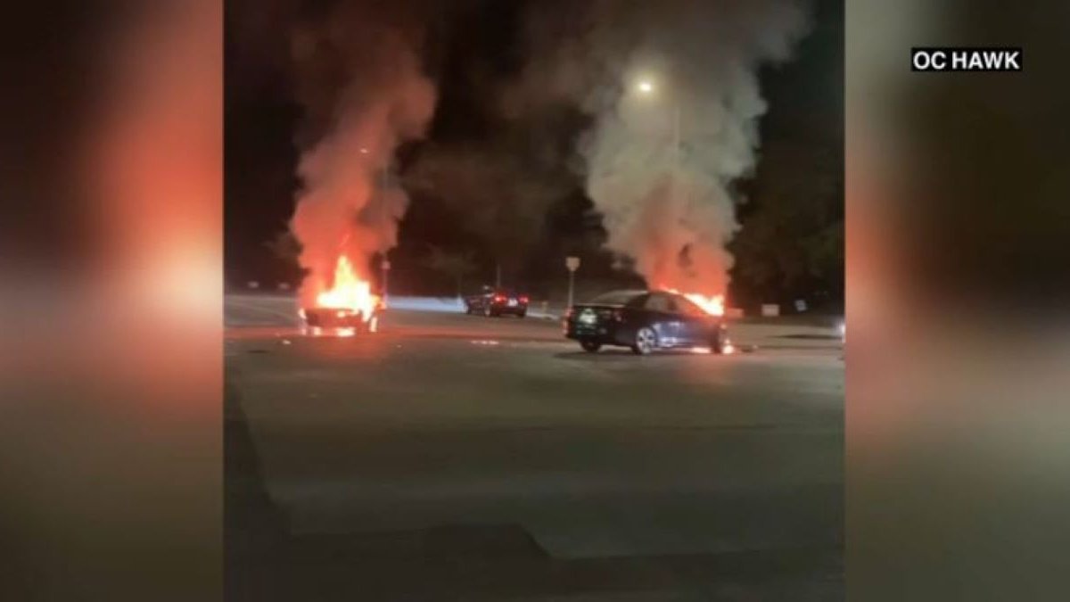 1 dead after multiple cars crash, catch fire in downtown Woodland