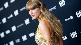 US singer Taylor Swift attends “In Conversation With… Taylor Swift” during the 2022 Toronto International Film Festival at TIFF Bell Lightbox on September 09, 2022 in Toronto, Ontario, Canada. (Photo by VALERIE MACON / AFP) (Photo by VALERIE MACON/AFP via Getty Images)