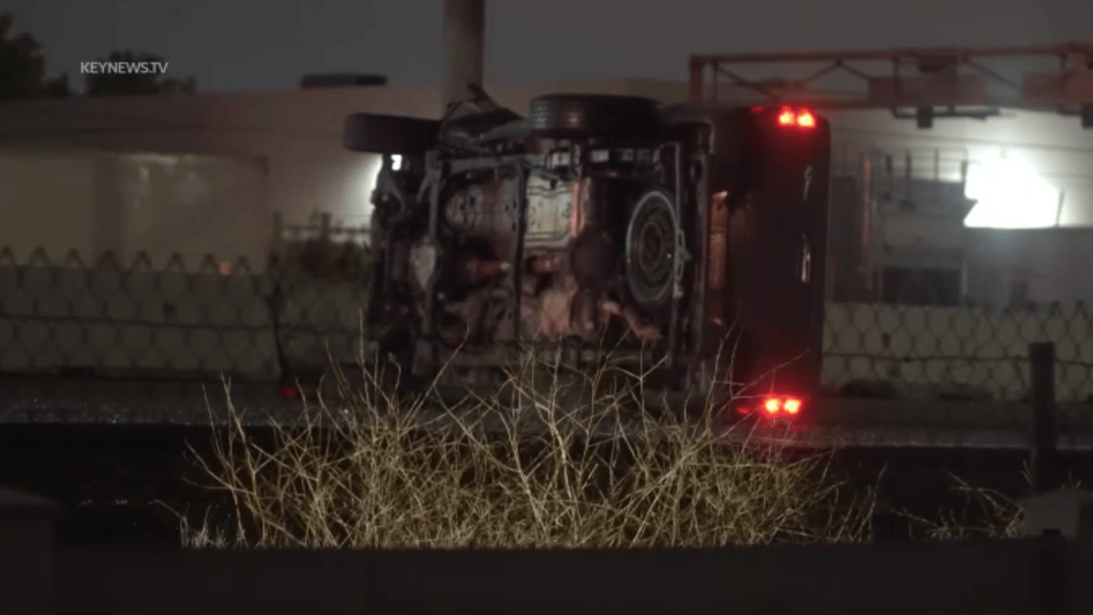 Man Dies after Car Flips Over on 5 Freeway in Santa Clarita – NBC Los Angeles - Vimarsana News