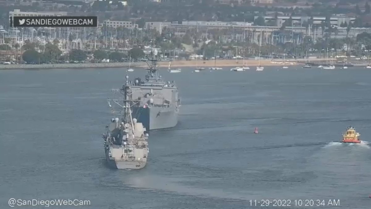 Navy Ships Steer Last Minute to Avoid Head-On Crash in San Diego Bay – NBC Los Angeles - Vimarsana News