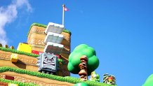 A view inside Super Nintendo World at Universal Studios Hollywood.