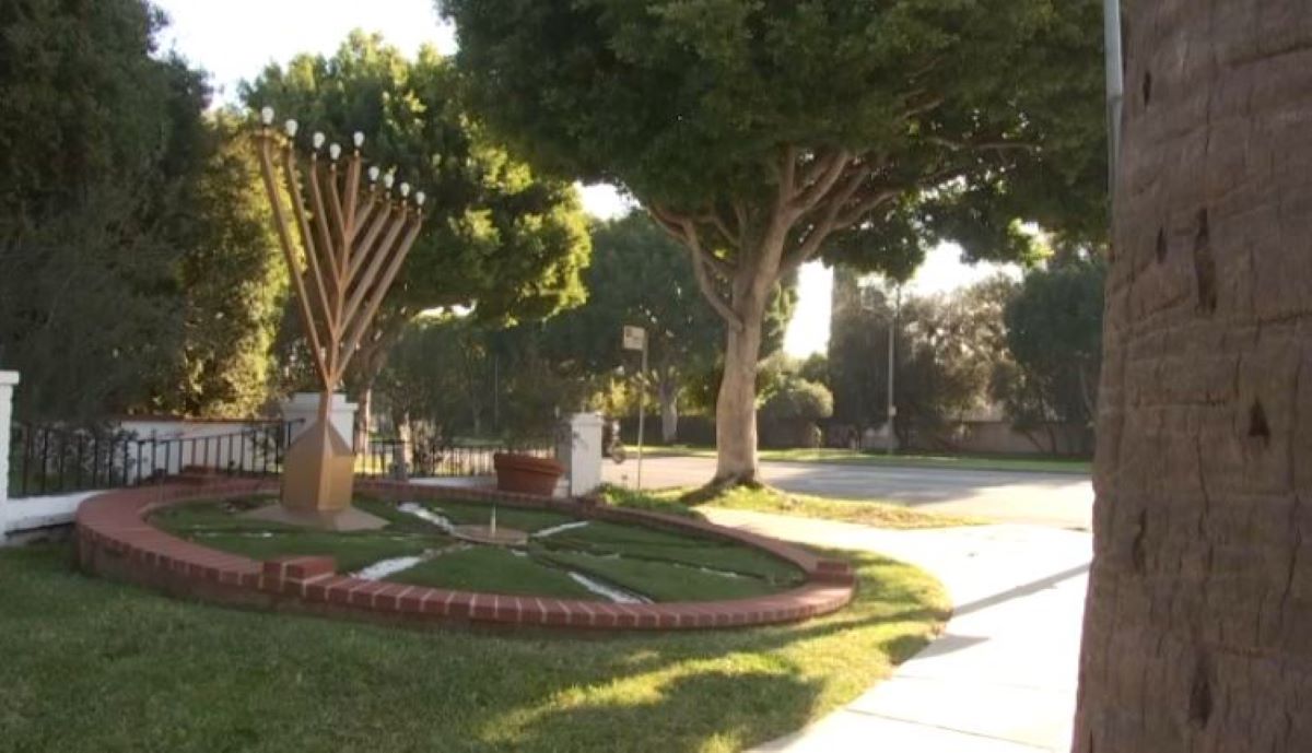 Nazi Symbols Carved Into Menorah Vandalized in Beverly Hills