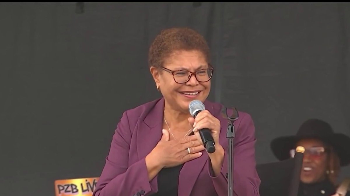 Karen Bass Inauguration Changed to Indoors Due to Rain – NBC Los Angeles
