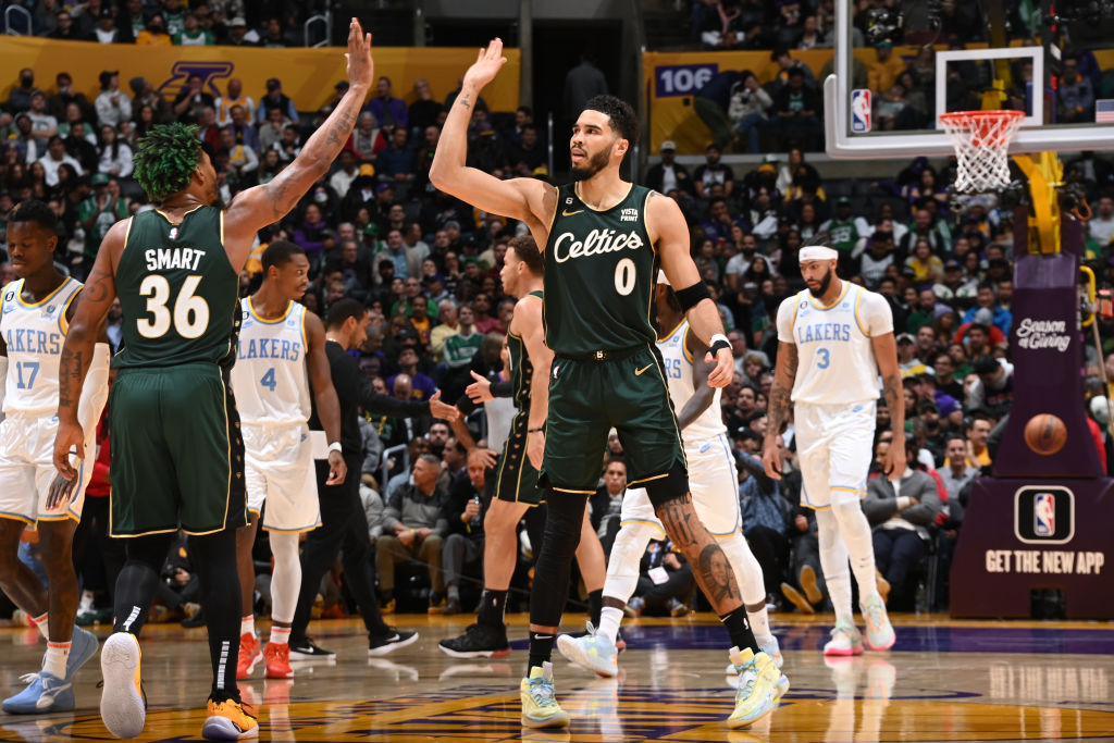 Jayson Tatum drops 44 points as the Boston Celtics get 122-118 overtime win  over the LA Lakers