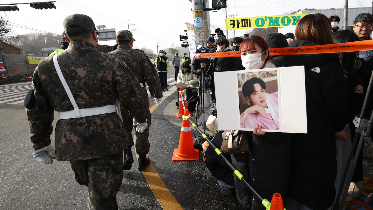 BTS star Jin begins military service in South Korea