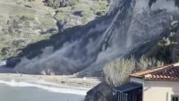 SoCal Landslide Caught on Camera
