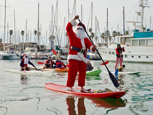 Hectic Santa Row, Row, Row Your Sleigh at Ventura’s Beloved ‘Santa Paddle’ – NBC Los ...