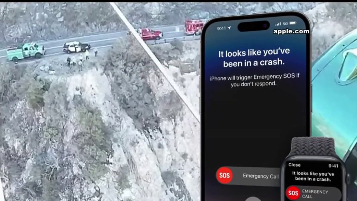 Glendale Couple Rescued After Crash Using New iPhone Feature