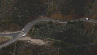 Authorities at the scene where a body was discovered in Malibu.