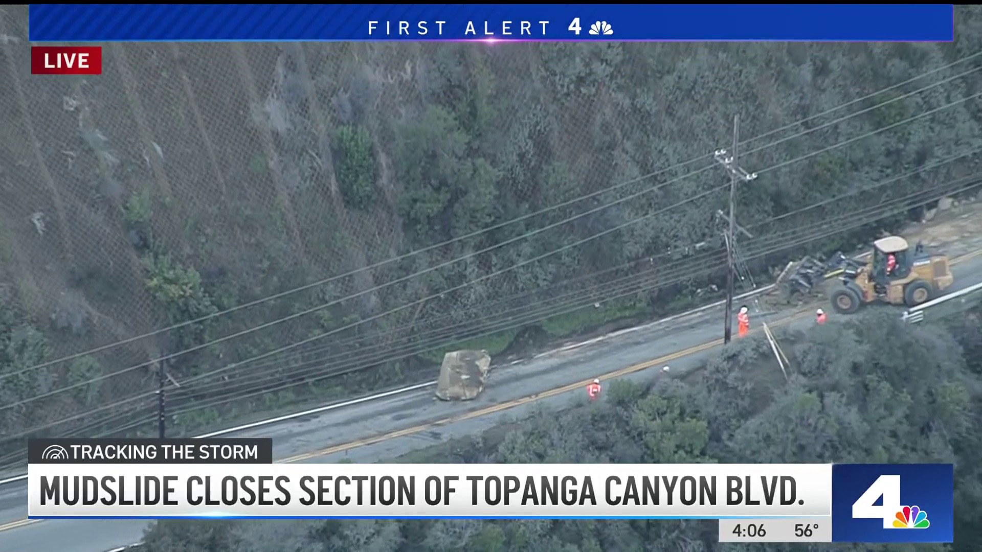 Mudslide Closes Section of Topanga Canyon Blvd – NBC Los Angeles