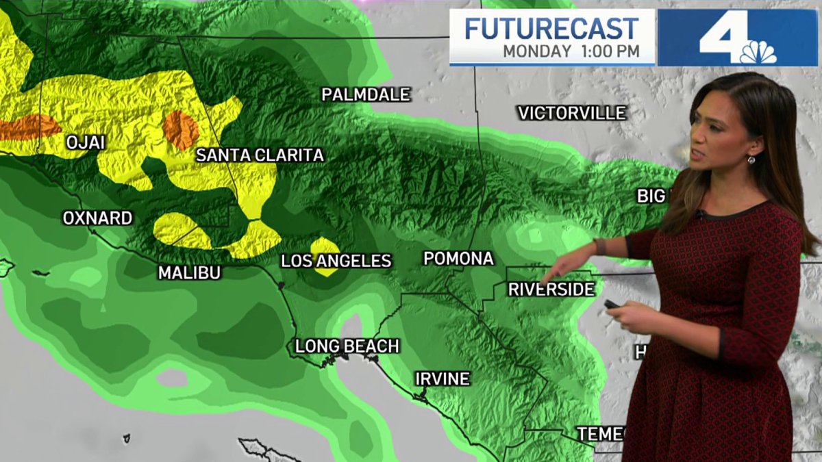 First Alert Forecast Heavy Rainfall Coming NBC Los Angeles
