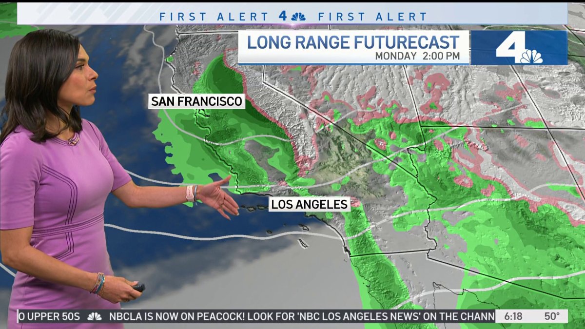 First Alert Forecast: Wet Weekend – NBC Los Angeles