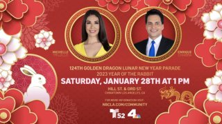The Lunar New Year parade is Saturday Jan. 27, 2023 in Los Angeles' Chinatown.