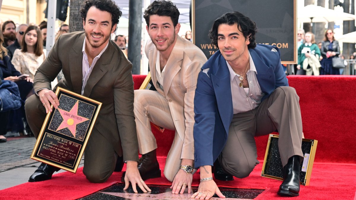 Jonas Brothers receive Walk of Fame star, announce new album's release date  : NPR