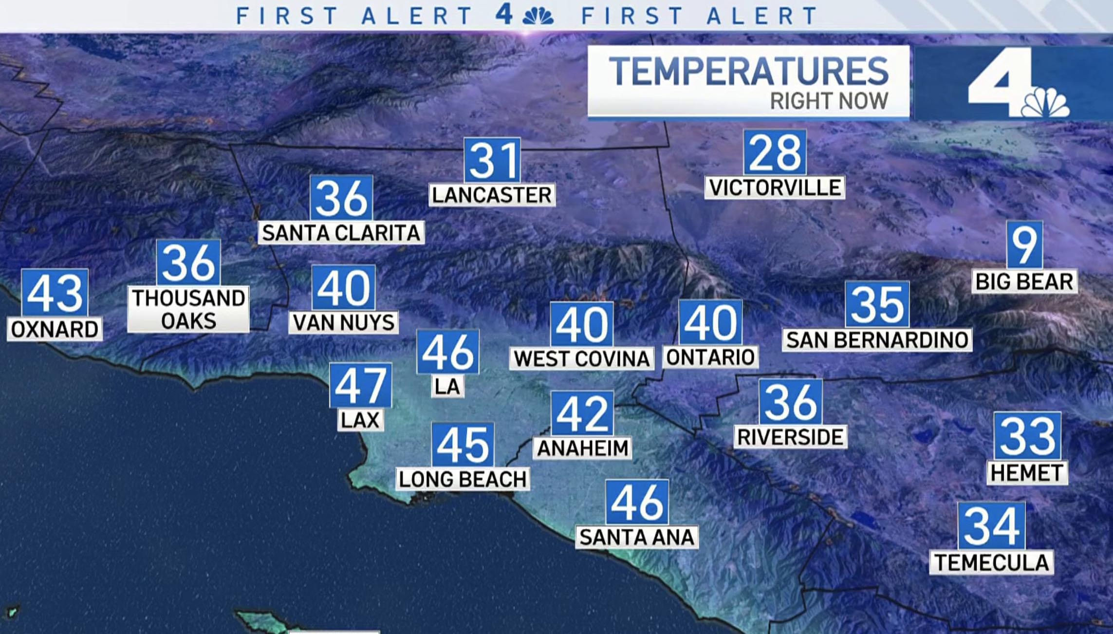 SoCal Wakes Up to Frost Wednesday