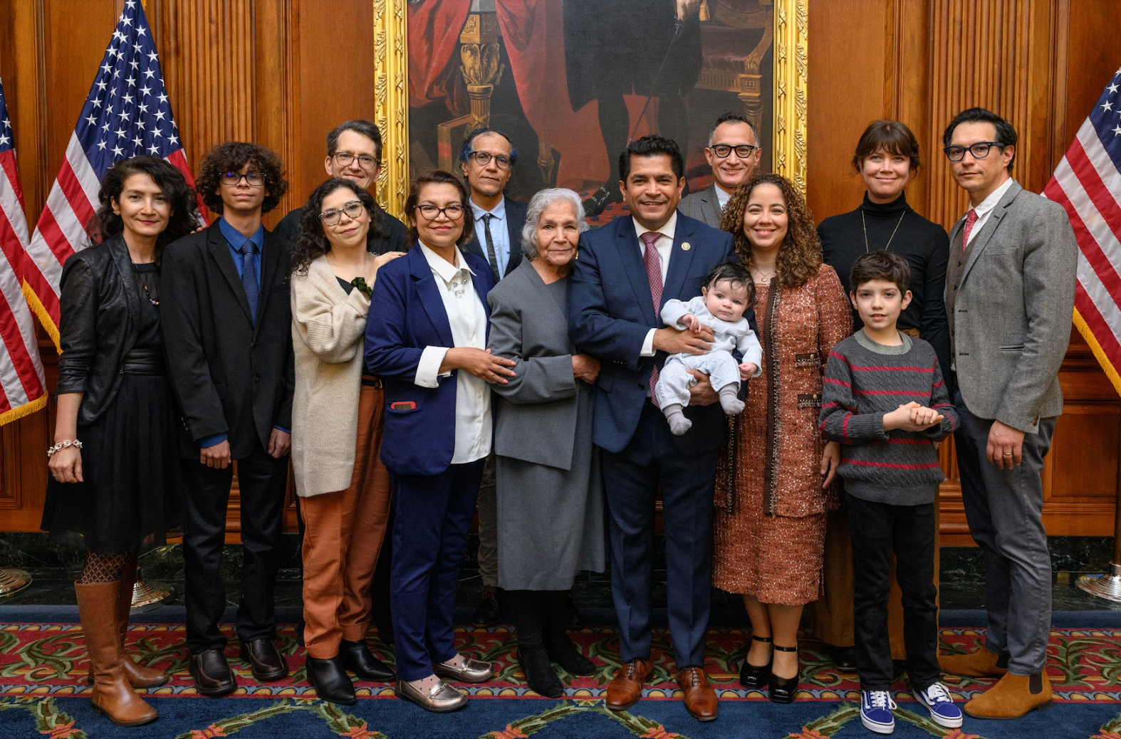Rep. Gomez's Son, Hodge, Is a New Congressional Star, Inheritor of American Dream