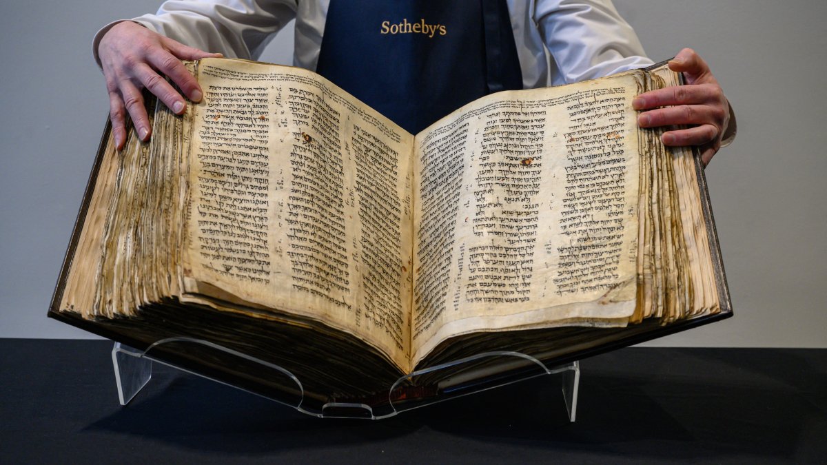 Sotheby's Will Auction Codex Sassoon, World's Oldest Hebrew Bible – NBC Los Angeles - Vimarsana News