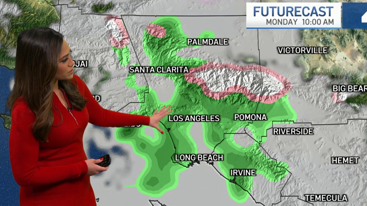 First Alert Forecast: Wet Weekday Forecast – NBC Los Angeles