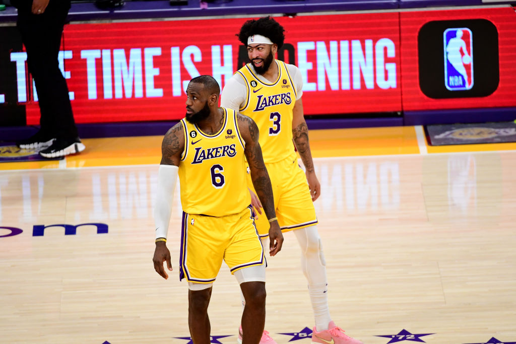 Lebron anthony hot sale davis lakers