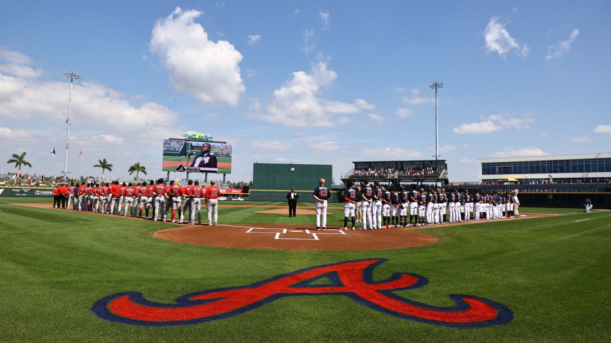 WATCH Red SoxBraves Spring Game Ends on Pitch Clock Violation NBC