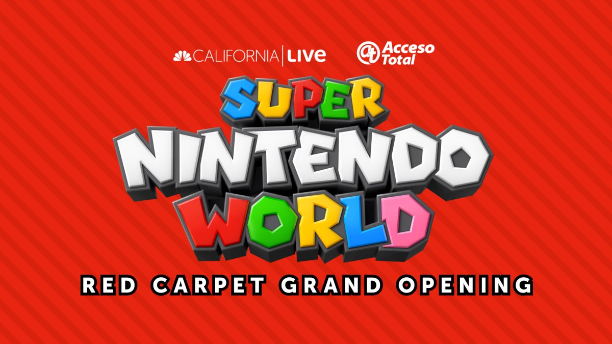 Super Nintendo World Grand Opening Red Carpet Event NBC Los Angeles