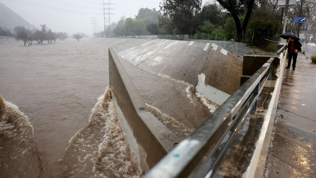Storm Soaks Woodland Hills With Nearly 10 Inches of Rain. Here are LA's