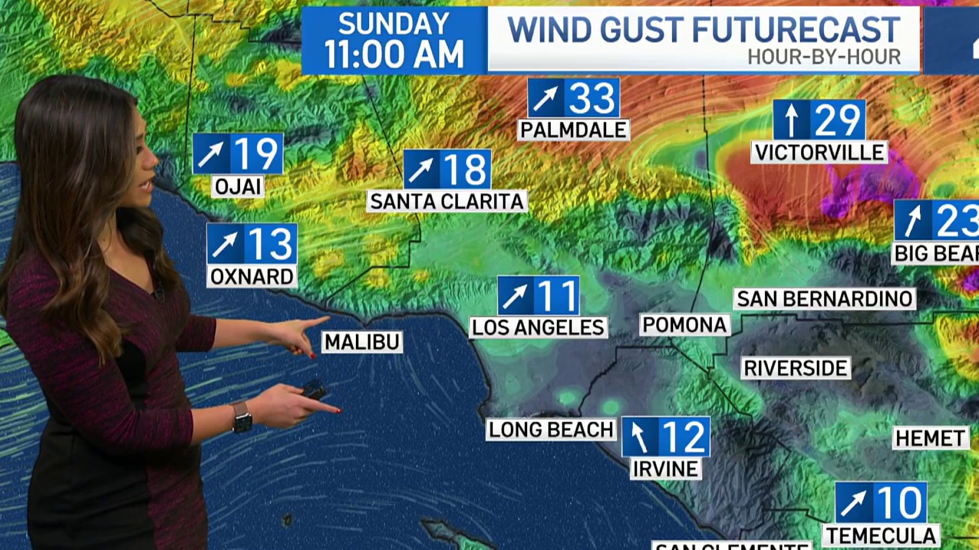 First Alert Forecast: Gusty Winds Coming – NBC Los Angeles