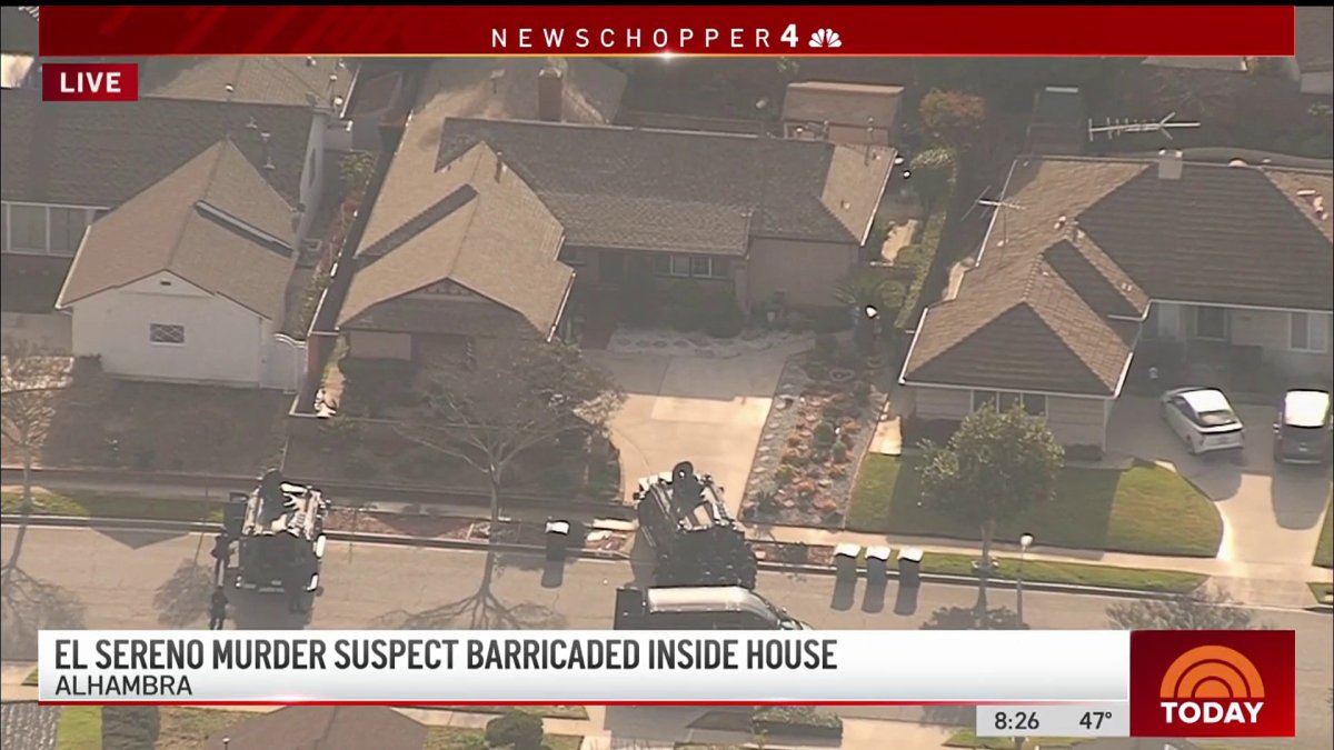 El Sereno Murder Suspect Barricaded Inside Alhambra Home NBC Los Angeles