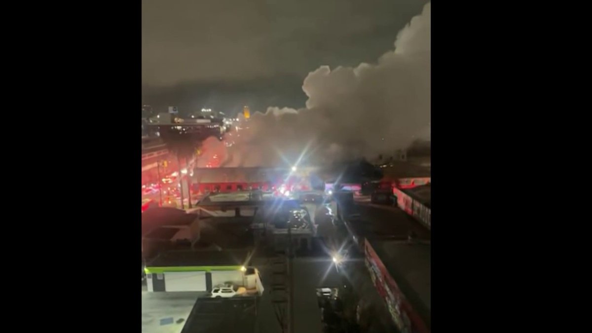 Firefighters Battle Large Fire at Metal Processing Business – NBC Los ...