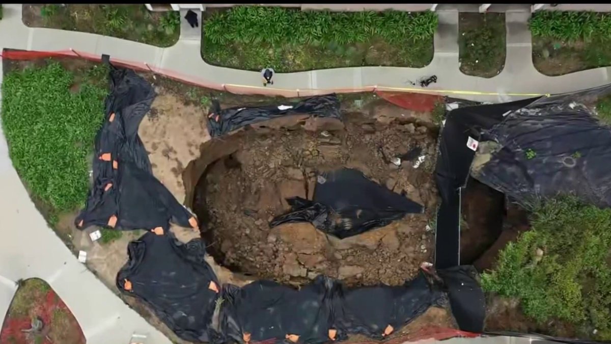 Sinkhole Opens Up in LA Habra Neighborhood Again – NBC Los Angeles