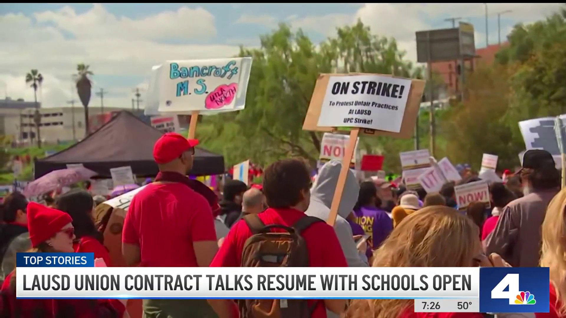 LAUSD Students Head Back to School After Strike – NBC Los Angeles