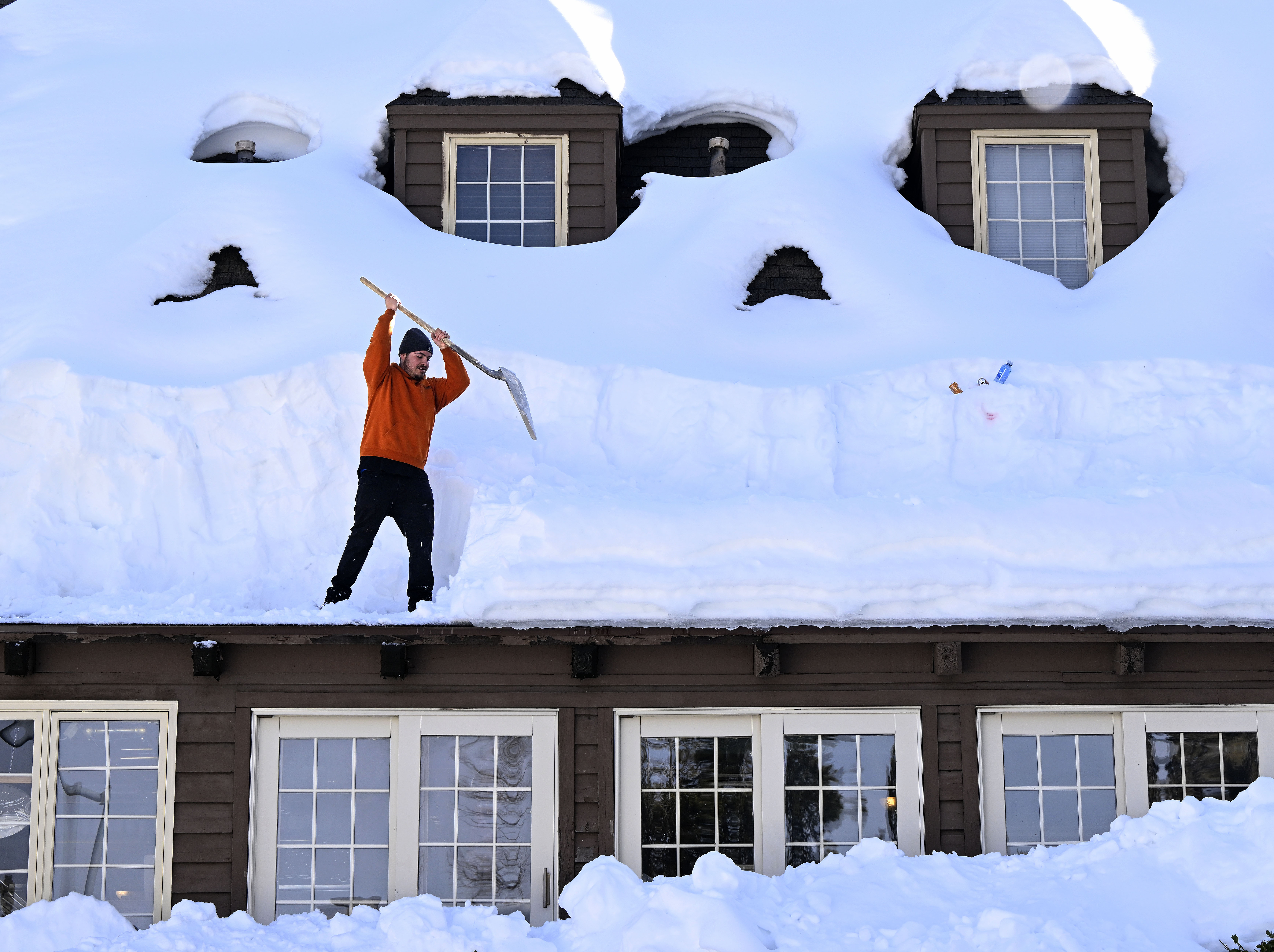 Photos: SoCal Mountain Communities Stranded Amid Historic Snowfall