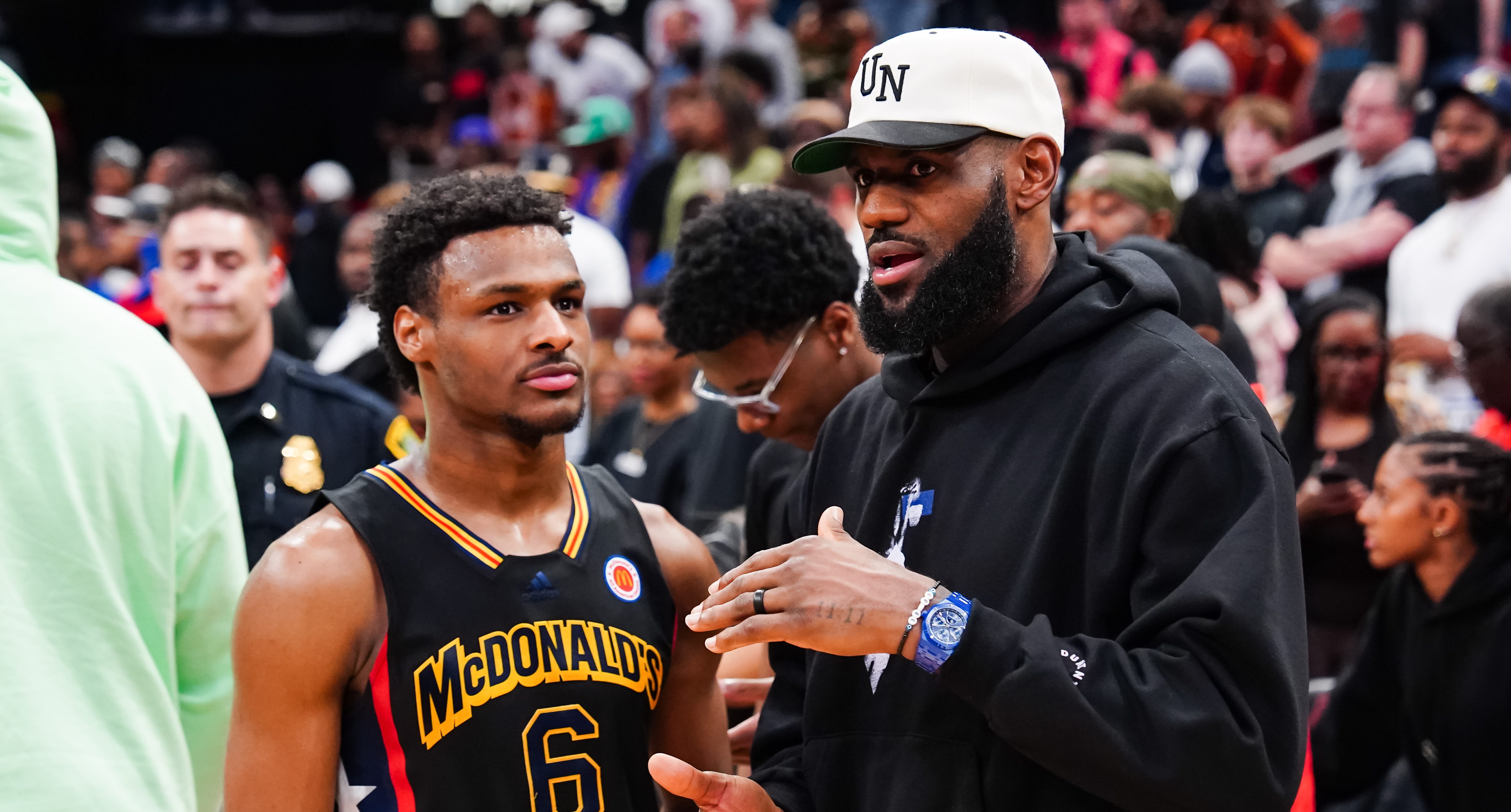 How Bronny James Fared in 2023 McDonald's All-American Game – NBC Los  Angeles