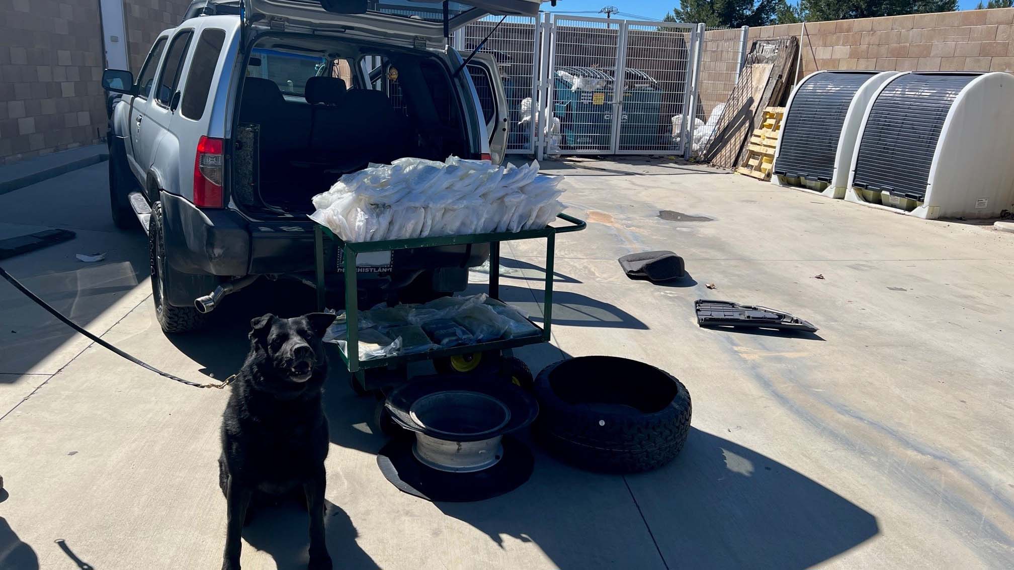 Border Patrol Seizes Over 100 Pounds of Drugs in Murrieta