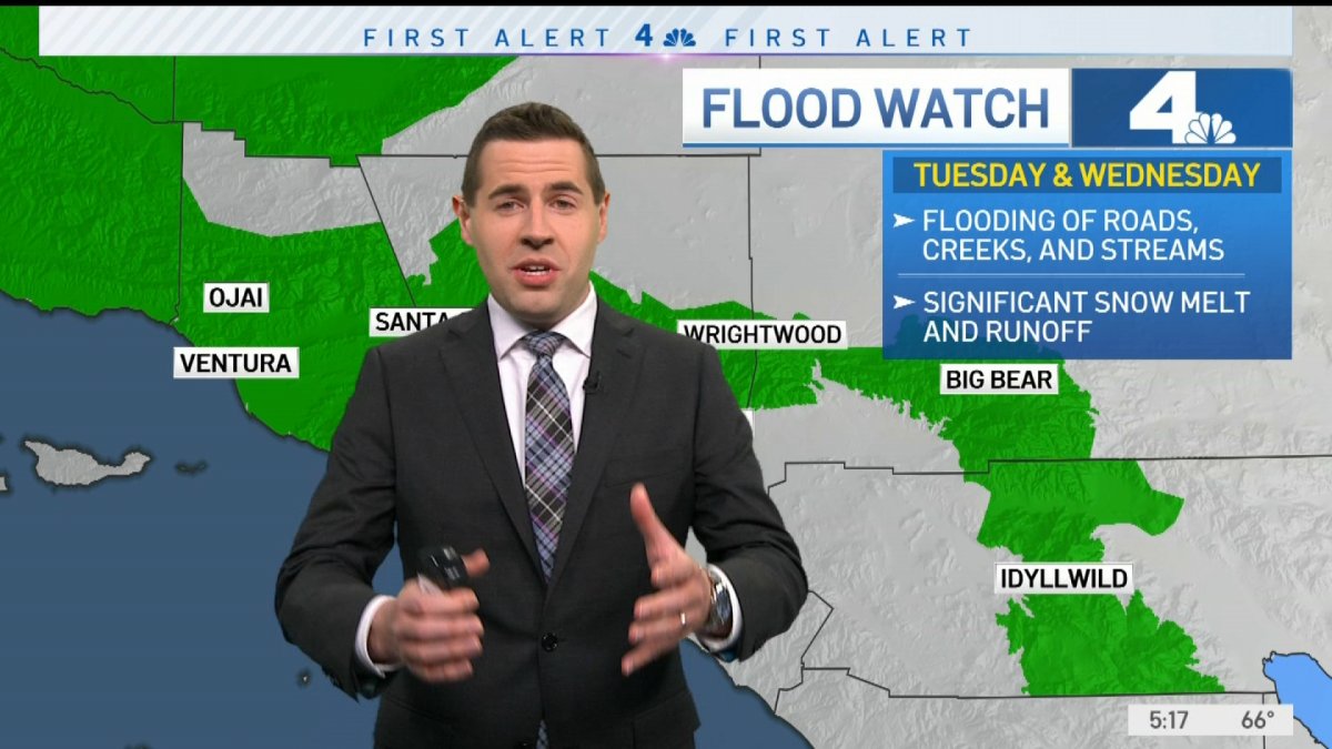 First Alert Forecast: Heavy Rain Approaching – NBC Los Angeles