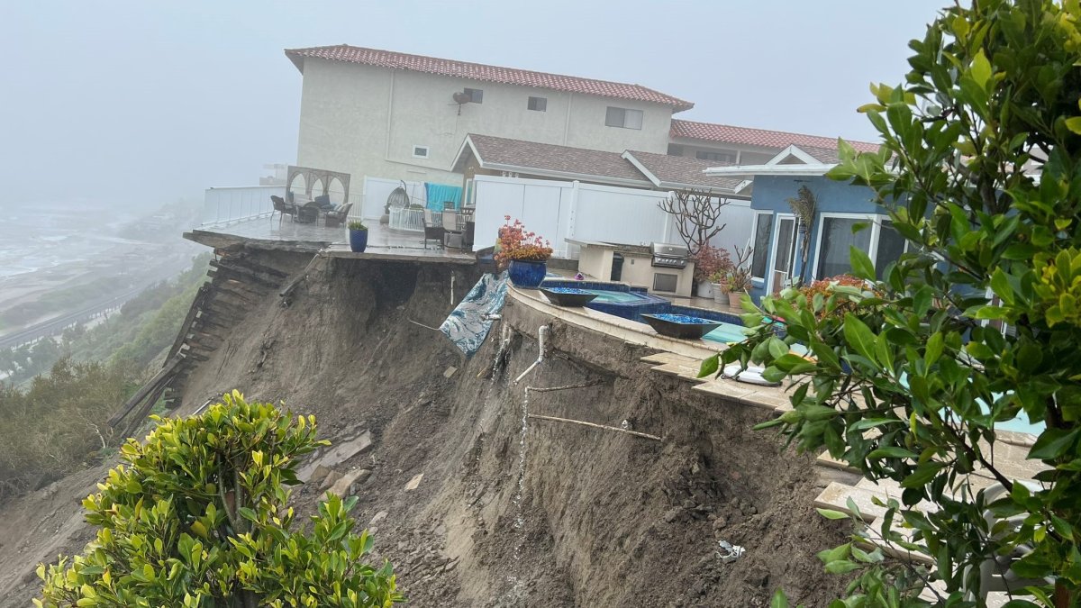 Residents Evacuated After Landslide Below San Clemente Apartments NBC