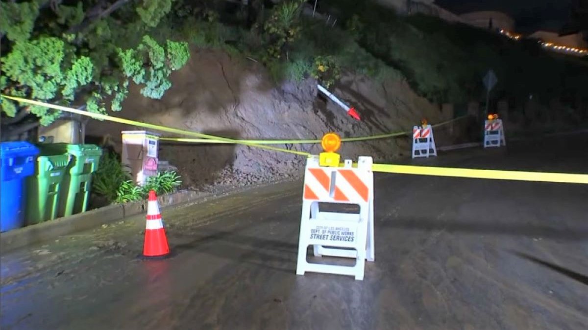 Latest Rain Causes Mudslide in Studio City – NBC Los Angeles